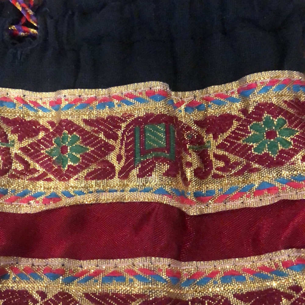 Indian drawstring purse - Picture 2 of 4